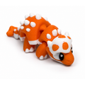 Dino — Orange Spotted Long-Body Fidget Toy