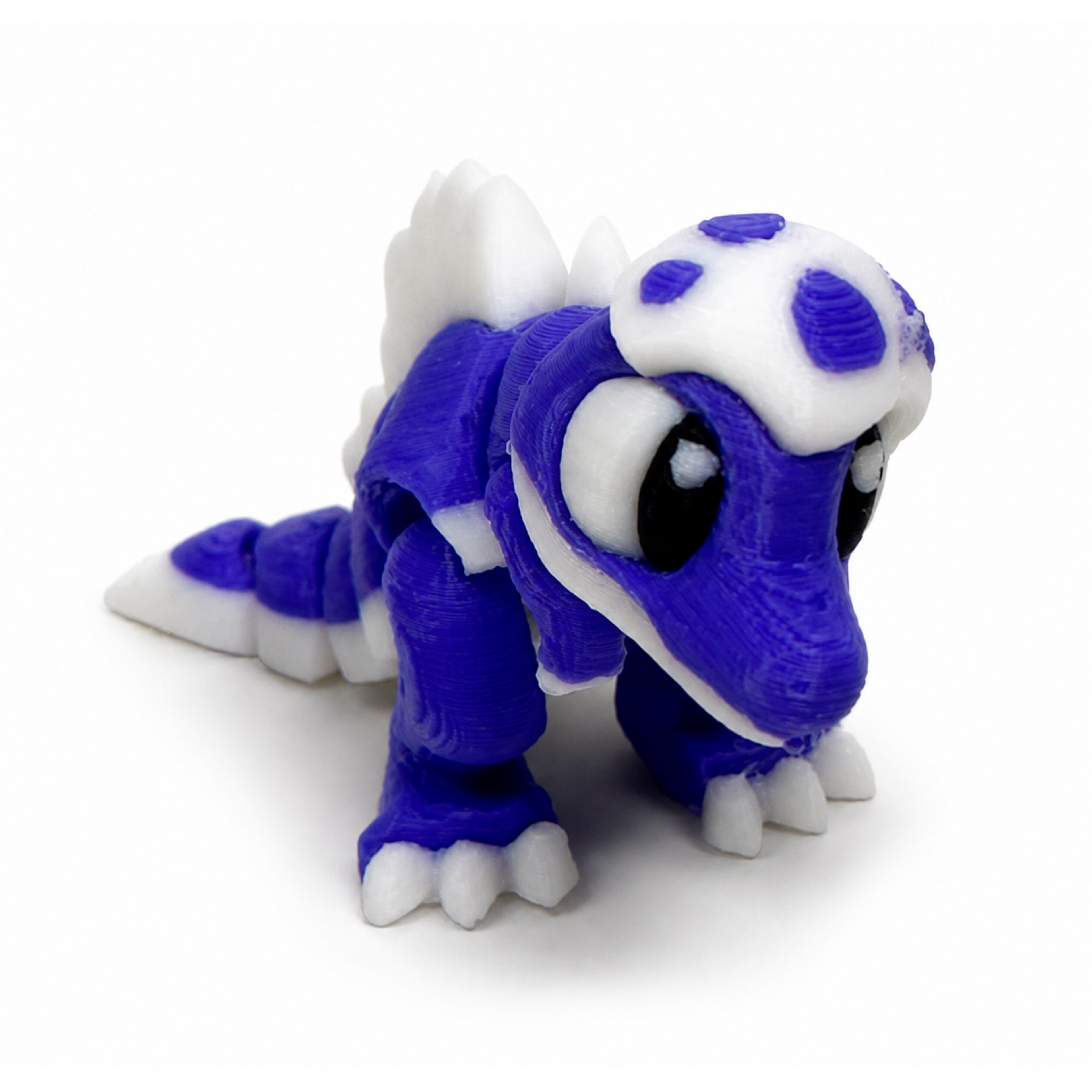 Dino — Purple & White Fidget Toy
