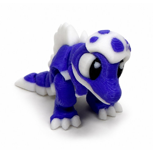 Dino — Purple & White Fidget Toy